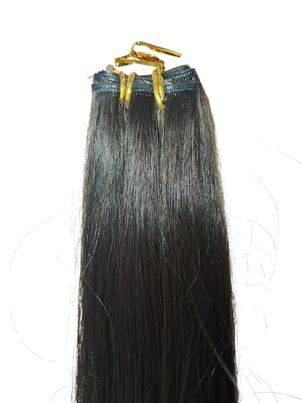 22 Inch Full Volume (Genius Weft) Hair Extensions #1B Dark Brown