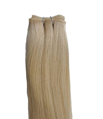 22 Inch Full Volume (Genius Weft) Hair Extensions #20 Beige Blonde