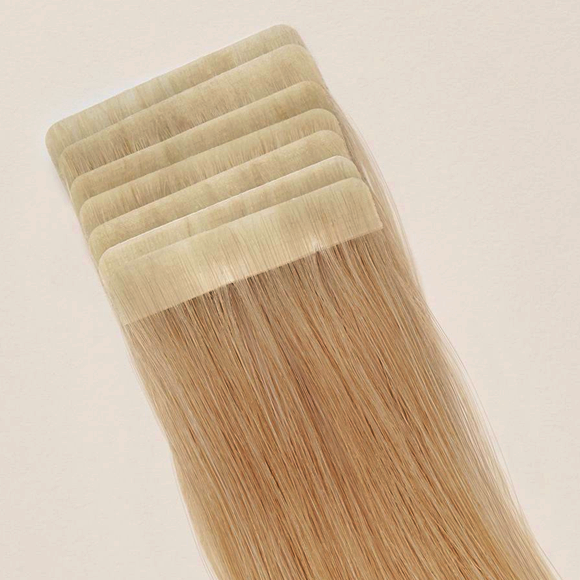 22 Inch Full Volume (Tape) Hair Extensions #613 Platinum Blonde